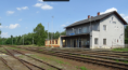 Kdysi významné nádraží je dnes malou zastávkou